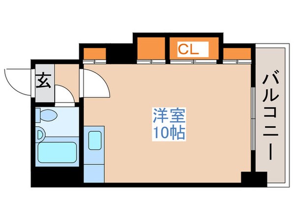 シティハイム平岸の物件間取画像